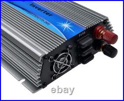 1000/1400W MPPT Grid Tie Solar Inverter 24/36V DC to 110V/220V AC Pure Sine Wave