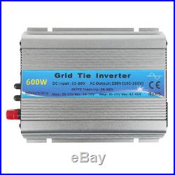 1000/600/500W Grid Tie Inverter DC22-60V MPPT Pure Sine Wave Inverter Power ao4m