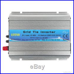1000/600/500W Watt Grid Tie Inverter for Solar Panel DC22-60V to AC 230V MPPT WF