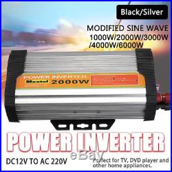 1000-6000W Spannungswandler Solar Grid Tie Inverter Stromwandler DC12V to AC220V
