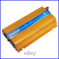 1000 Watt Solar Inverter DC20-45V Grid Tie Inverter AC110V/220V Micro Inverter
