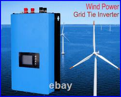 1000W 3 Phase Wind Turbine Grid Tie Inverter Limiter DC 22-65V 45-90V SUN WAL