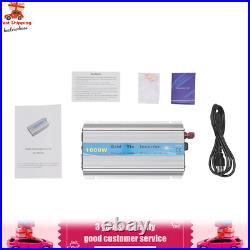 1000W AC 90V-140V MPPT Grid Tie Solar Inverter Output Pure Sine Wave Inverter