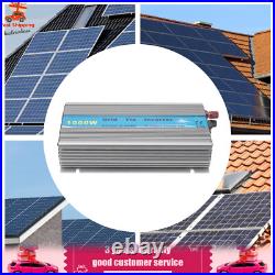 1000W AC 90V-140V MPPT Grid Tie Solar Inverter Output Pure Sine Wave Inverter