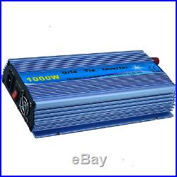 1000W DC 22-45V to AC 110V Grid Tie Inverter Solar 110V MPPT Function 50Hz/60Hz