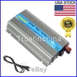 1000W Grid Tie Inverter 110V For 24V/30V/36V Solar Panel Pure Sine Wave Inverter
