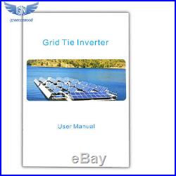 1000W Grid Tie Inverter 110V Use For 24V/36V Solar Panel Pure Sine Wave Inverter