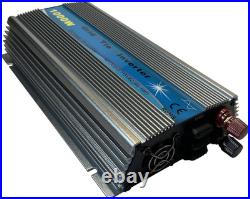 1000W Grid Tie Inverter 20-45V DC Input 110V AC Output Stackable MPPT Pure Sine
