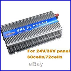 1000W Grid Tie Inverter 220V MPPT Pure Sine Wave Inverter 50Hz/60Hz Auto10.8-30V
