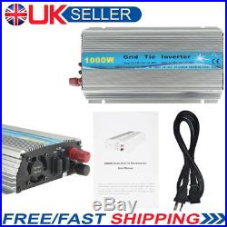 1000W Grid Tie Inverter AC230V Use For 24V/30V/36V Solar Panel Pure Sine Wave UK