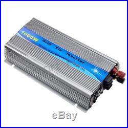 1000W Grid Tie Inverter DC10.8-30V to AC110V for 12V Solar Panel Microinverter