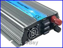 1000W Grid Tie Inverter DC18V to AC110V Pure Sine Wave Inverter MPPT 50Hz/60Hz