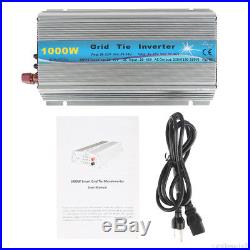 1000W Grid Tie Inverter DC20-45V to AC110V/220V Solar Inverter For Solar System
