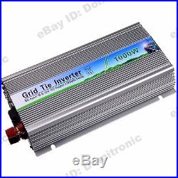 1000W Grid Tie Inverter Fit for 18V Panel DC10.8V-30V AC110V Stackable 1KW