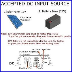 1000W Grid Tie Inverter For 12V Solar Panel/24V Battery Pure Sine Wave Inverter