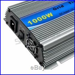 1000W Grid Tie Inverter MPPT Stackable DC20-45V to AC110V Pure Sine Wave Inverte