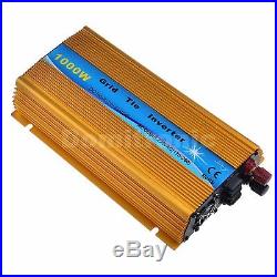 1000W Grid Tie Inverter Pure Sine Wave Inverter 110V or 220V Output Golden Color