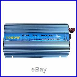 1000W Grid Tie Inverter Pure Sine Wave Inverter 110V or 220VAC Sky Blue Color CE