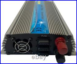 1000W Grid Tie Inverter Pure Sine Wave Stackable MPPT Solar Power 10.8-30V DC In