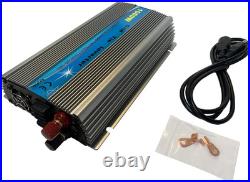 1000W Grid Tie Inverter Pure Sine Wave Stackable MPPT Solar Power 10.8-30V DC In