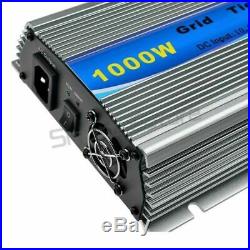 1000W Grid Tie Inverter Stackable DC10.8-30V to AC110V Pure Sine Wave Inverter