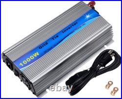 1000W Grid Tie Inverter Stackable MPPT Pure Sine Wave DC15-28V Solar Input