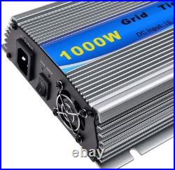 1000W Grid Tie Inverter Stackable MPPT Pure Sine Wave DC15-28V Solar Input