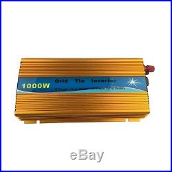 1000W Grid Tie Solar Inverter Pure Sine Wave For 18V 36V Panel To 110V 220V MPPT