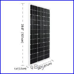 1000W Grid Tie Solar Power System 10pcs 100W Solar Panel 1KW Inverter Home Power