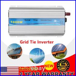 1000W MPPT Grid Tie Inverter DC10.8-32V to AC90-140V Pure Sine Wave Inverter