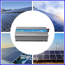 1000W MPPT Grid Tie Inverter DC10.8-32V to AC90-140V Pure Sine Wave Inverter