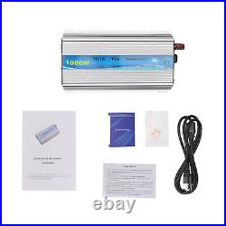 1000W MPPT Grid Tie Inverter DC10.8-32V to AC90-140V Pure Sine Wave Inverter