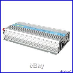 1000W MPPT Grid Tie Inverter Pure Sine Wave DC20-45V AC 110/230V Solar Inverter