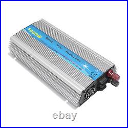 1000W MPPT Grid Tie Inverter Pure Sine Wave Inverter For 18V Solar Panel US Plug