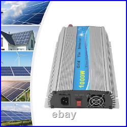 1000W MPPT Grid Tie Inverter Pure Sine Wave Inverter For 18V Solar Panel US Plug