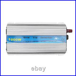 1000W MPPT Grid Tie Inverter Pure Sine Wave Inverter For 18V Solar Panel US Plug