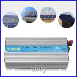 1000W MPPT Grid Tie Solar Inverter AC 90V-140V Output Pure Sine Wave Inverter US