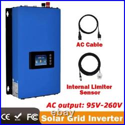 1000W MPPT Solar Grid Tie Inverter DC25V-60V to AC110V/220V with Limiter Sensor
