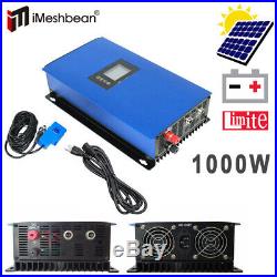 1000W MPPT Solar Grid Tie Inverter Power Limiter DC 22-65V/45-90V to 110-220V US