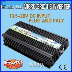 1000W Micro Grid Tie Solar Inverter 10.528VDC to 120V/230VAC Pure Sine Wave