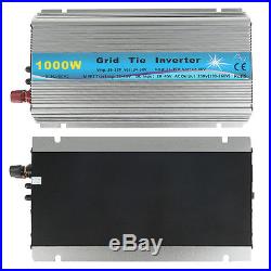 1000W Netz Wechselrichter Grid Tie Inverter 230V 20-45VDC MPPT Solarmodul