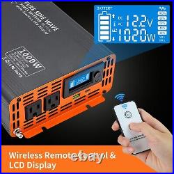 thumbnail image 2 of 1200W Pure Sine Wave Inverter Charger – 12V DC To 110V AC, Off-Grid, Solar Compatible (WERCHTAY) 2 of 4