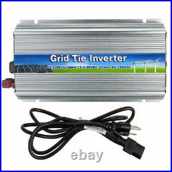 1000W Solar Grid Tie Inverter 110V MPPT Pure Sine Wave Power Inverter 50/60Hz US