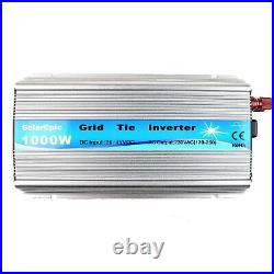 1000W Solar Grid Tie Inverter 110V or 220V Output MPPT Pure Sine Wave Inverter