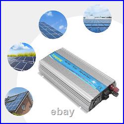 1000W Solar Grid Tie Inverter DC10.8-32V to AC110V Pure Sine Wave Inverter MPPT