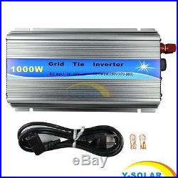 1000W Solar Grid Tie Inverter MPPT DC 18V 36V To AC 110V/220V Solar Inverter