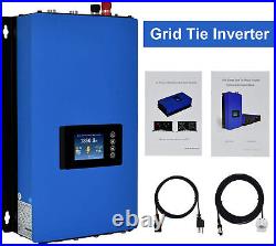 1000W Solar Grid Tie Inverter MPPTDC26-60V AC110V Pure Sine Wave withPower Limiter