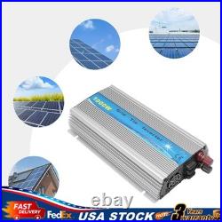 1000W Solar Micro Inverter Grid Tie MPPT Pure Sine Wave DC to AC 110V