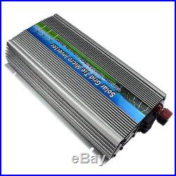 1000W Solar On Grid Tie Inverter withMPPT Pure Sine Wave DC10.5-28V to AC110V/220V