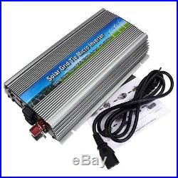 1000W Solar Power Grid Tie Inverter Pure Sine Wave DC 10.5-28V to AC110V or 220V